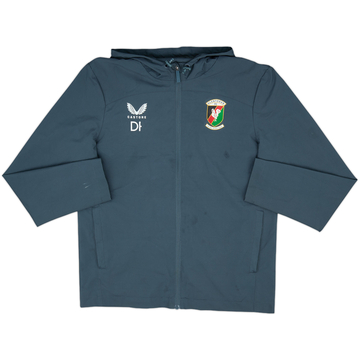 2023-24 Glentoran Staff Issue Castore Hooded Track Jacket DP - 5/10 - (L)