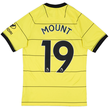 2021-22 Chelsea Away Shirt Mount #19 - 7/10 - (S)