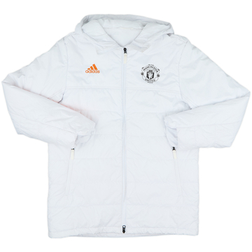 2020-21 Manchester United adidas Padded Bench Coat - 8/10 - (XL)