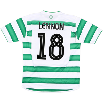 2003-04 Celtic Home Shirt Lennon #18 - 8/10 - (M)