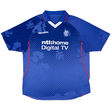2002-03 Rangers Home Shirt - 5/10 - (XL)