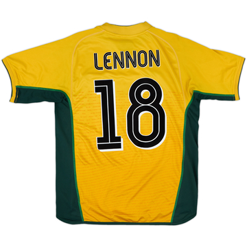 2002-03 Celtic Away Shirt Lennon #18 - 8/10 - (M)