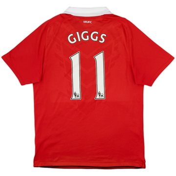 2010-11 Manchester United Home Shirt Giggs #11 - 8/10 - (M)
