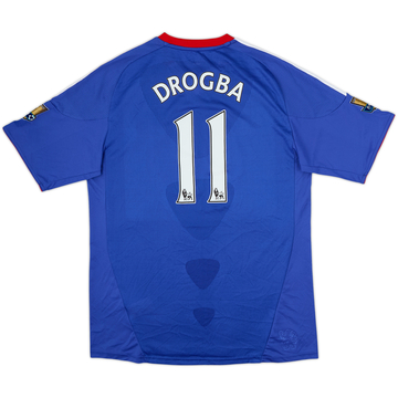 2010-11 Chelsea Home Shirt Drogba #11 - 7/10 - (L)