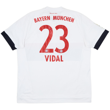 2015-16 Bayern Munich Away Shirt Vidal #23 - 4/10 - (XL)