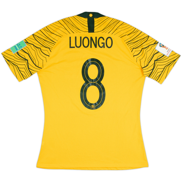 2018 Australia Match Issue World Cup Home Shirt Luongo #8