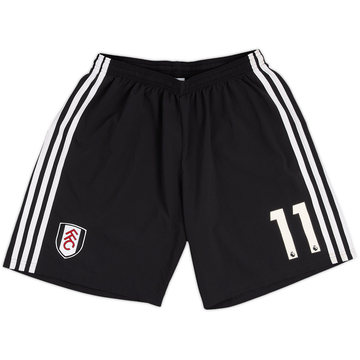 2018-19 Fulham Player Issue Home Shorts #11 - 8/10 - (M)