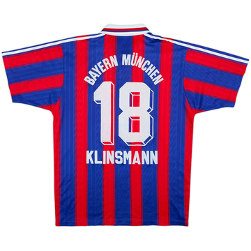 1995-97 Bayern Munich Home Shirt Klinsmann #18 - 6/10 - (M)