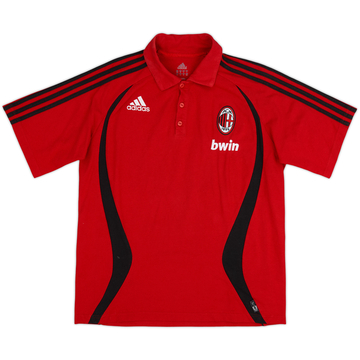 2006-07 AC Milan adidas Polo Shirt - 8/10 - (M/L)