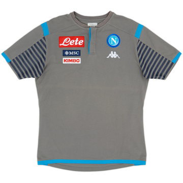 2017-18 Napoli Kappa Polo Shirt - 8/10 - (XXL)