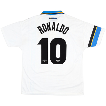 1997-98 Inter Milan Away Shirt Ronaldo #10 - 8/10 - (L)