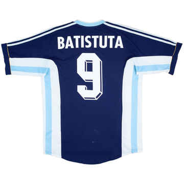 1998-99 Argentina Away Shirt Batistuta #9 - 8/10 - (M)