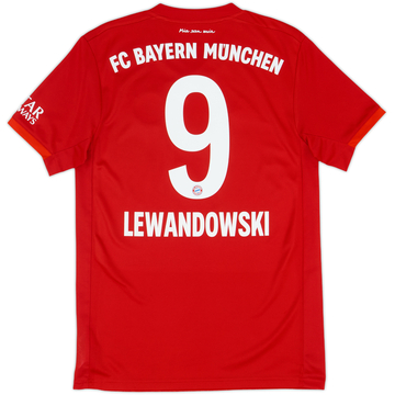 2019-20 Bayern Munich Home Shirt Lewandowski #9 - 8/10 - (S)