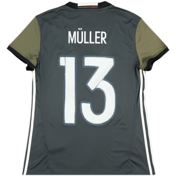 2015-17 Germany Away Shirt Muller #13 - 9/10 - (Women's XL)