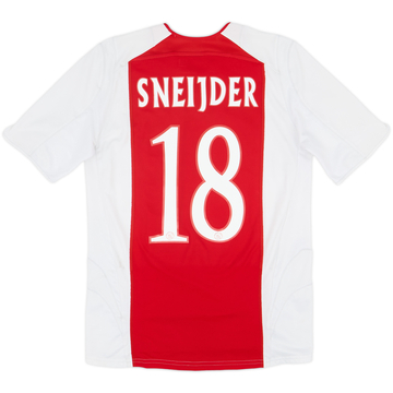 2005-06 Ajax Home Shirt Sneijder #18 - 6/10 - (S)