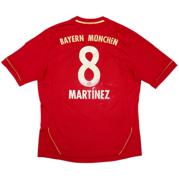 2011-13 Bayern Munich Home Shirt Martinez #8 - 4/10 - (XL)