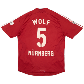 Camiseta de local del Nurnberg 2007-08 Wolf #5 - 7/10 - (L)