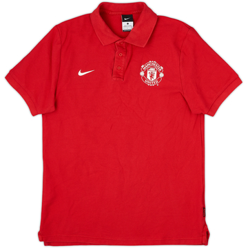 2013-14 Manchester United Nike Polo Shirt - 9/10 - (L)