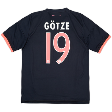 2015-16 Bayern Munich Third Shirt Gotze #19 - 7/10 - (M)