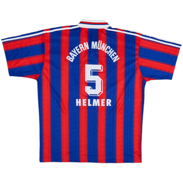 1995-97 Bayern Munich Home Shirt Helmer #5 - 8/10 - (L/XL)