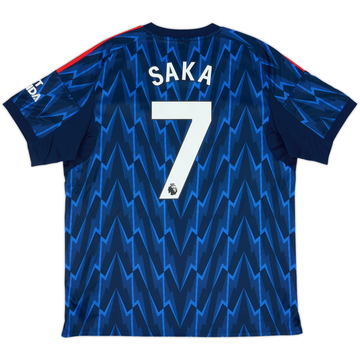 2025-26 Arsenal Away Shirt Saka #7 - 10/10 - (XL)