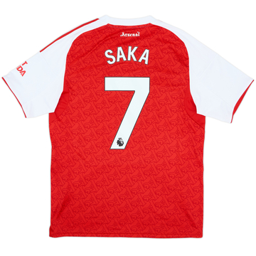 2025-26 Arsenal Home Shirt Saka #7 - 8/10 - (L)