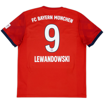2018-19 Bayern Munich Home Shirt Lewandowski #9 - 10/10 - (L)
