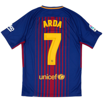 2017-18 Barcelona Home Shirt Arda #7 - 9/10 - (S)