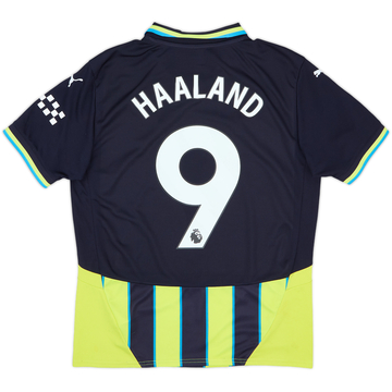 2024-25 Manchester City Away Shirt Haaland #9 - 8/10 - (M)