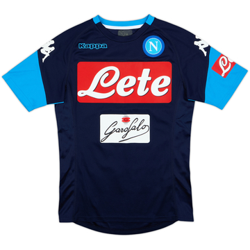 2017-18 Napoli Kappa Training Shirt - 8/10 - (M)