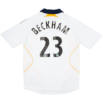 2007-08 LA Galaxy Home Shirt Beckham #23 - 5/10 - (M)