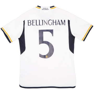 2023-24 Real Madrid Home Shirt Bellingham #5 - 10/10 - (M)