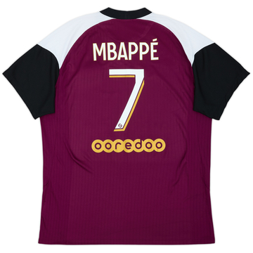2020-21 Paris Saint-Germain Third Shirt Mbappe #7 - 6/10 - (XL)