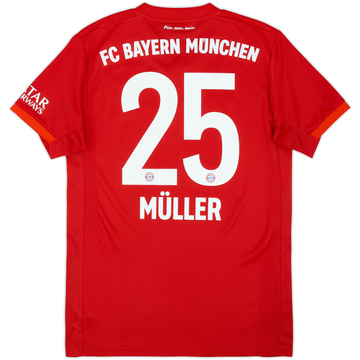 2019-20 Bayern Munich Home Shirt Muller #25 - 8/10 - (S)