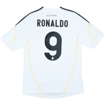 2009-10 Real Madrid Home Shirt Ronaldo #9 - 8/10 - (M)
