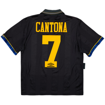 1993-95 Manchester United Away Shirt Cantona #7 - 8/10 - (S)