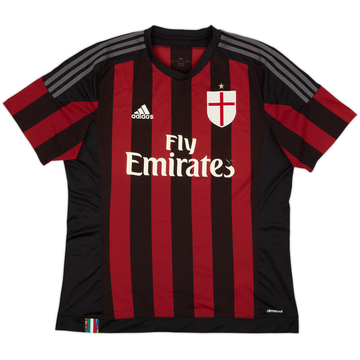 2015-16 AC Milan Home Shirt - 4/10 - (XL)