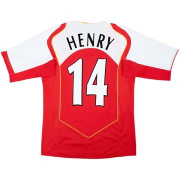 2004-05 Arsenal Home Shirt Henry #14 - 6/10 - (S)