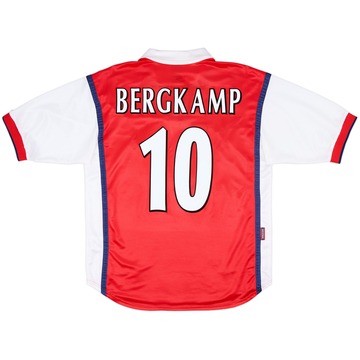 1998-99 Arsenal Home Shirt Bergkamp #10 - 8/10 - (M)