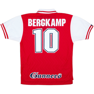1996-98 Arsenal Home Shirt Bergkamp #10 - 10/10 - (L)