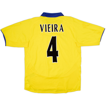 2003-05 Arsenal Away Shirt Vieira #4 - 7/10 - (M)