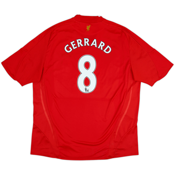 2008-10 Liverpool Home Shirt Gerrard #8 - 6/10 - (XXL)
