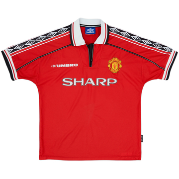1998-00 Manchester United Home Shirt - 4/10 - (M)