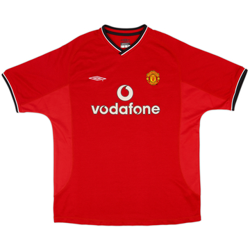 2000-02 Manchester United Home Shirt - 5/10 - (XL)