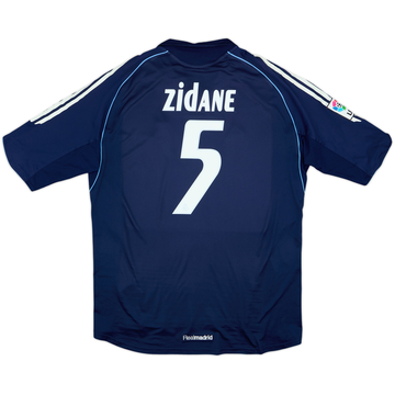 2005-06 Real Madrid Away Shirt Zidane #5 - 6/10 - (XL)