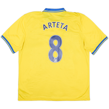 2013-14 Arsenal Away Shirt Arteta #8 - 6/10 - (XL)