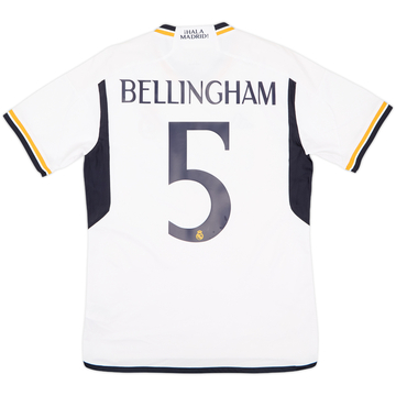 2023-24 Real Madrid Home Shirt Bellingham #5 - 8/10 - (M)
