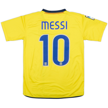 2008-10 Barcelona Away Shirt Messi #10 - 6/10 - (XL.Boys)