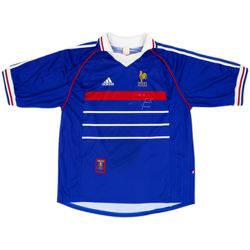 Camiseta de local de Francia 'Para ti Fabien Barthez' 1998-00 - 5/10 - (L)