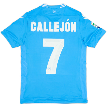 2013-14 Napoli Home Shirt Callejon #7 (L)